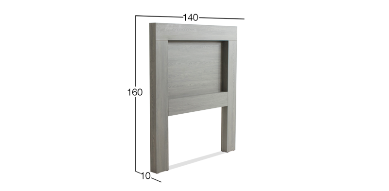 CONSTANZA CABECERA MAT GRIS