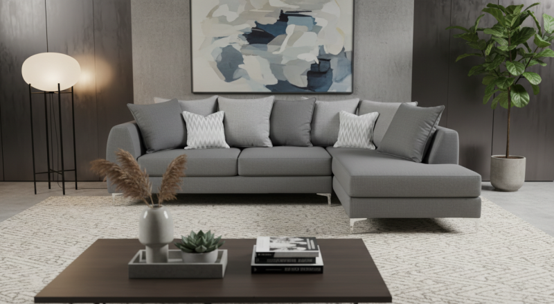 EBONY SALA MODULAR DERECHA TREND GRIS