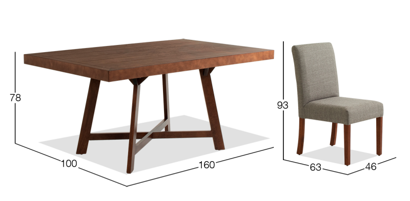 GRANADA SILLA GRIS TAPIZ TREND PEBBLE