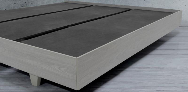 CONSTANZA BASE CAMA Q.S. GRIS   