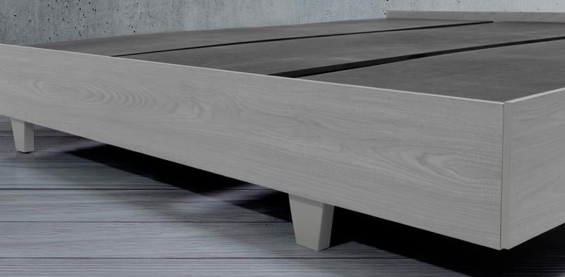 CONSTANZA BASE CAMA Q.S. GRIS   