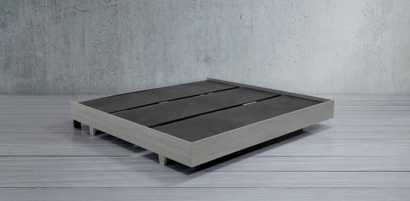 CONSTANZA BASE CAMA Q.S. GRIS   