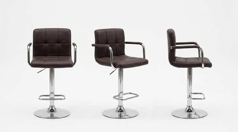 IRIS BANCO BAR STOOL BROWN
