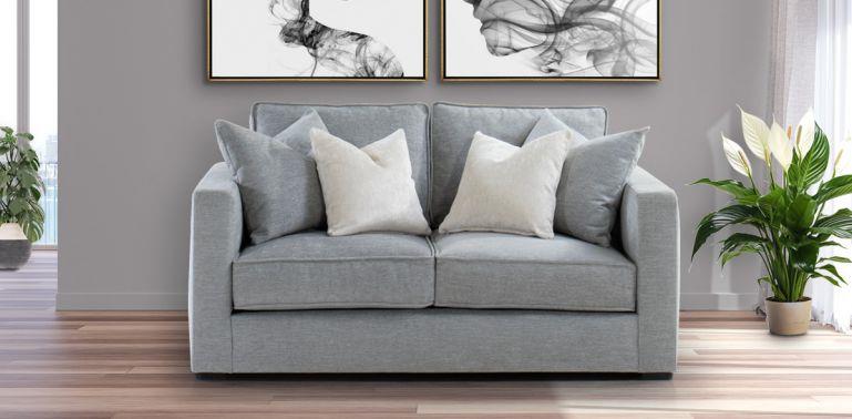 BORBON LOVE SEAT FANCY PEWTER