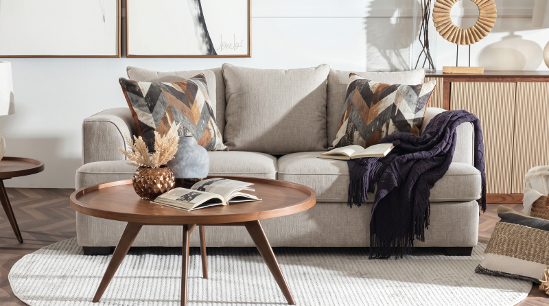 CANBERRA LOVE SEAT BEIGE