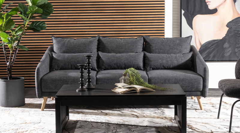 ZIZU SOFA NEGRO AZABACHE