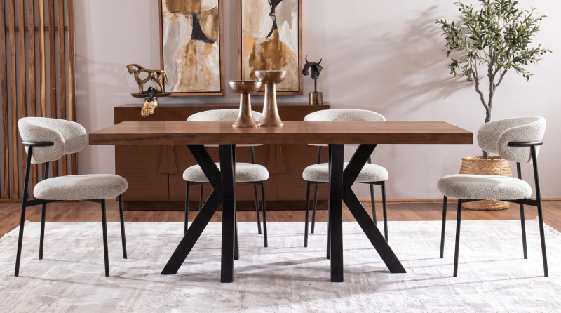 CAVALL MESA COMEDOR TZALAM NATURAL 240 X 120