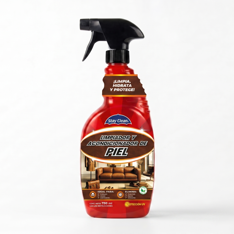 STAY CLEAN LIMPIADOR Y ACONDICIONADOR DE PIEL 730 ML