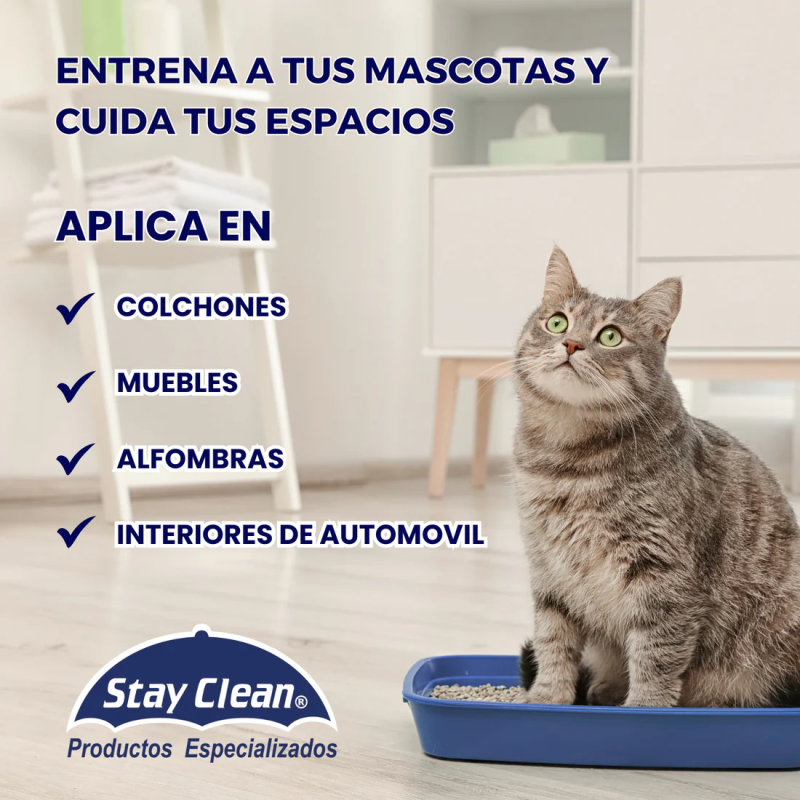 STAY CLEAN FUERA ORINA Y RASGUÑOS 730 ML