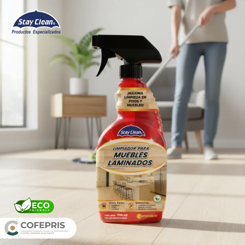 STAY CLEAN LIMPIADOR DE PISOS LAMINADOS 730 ML 