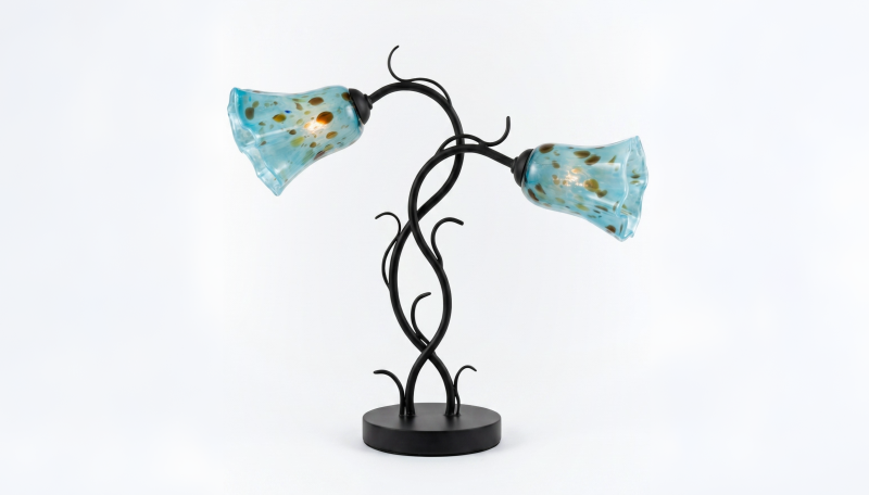 RAMAS LAMPARA DE MESA 2 LUCES