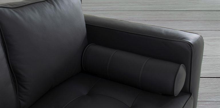 HAVEN SOFA PIEL MATCH GRIS