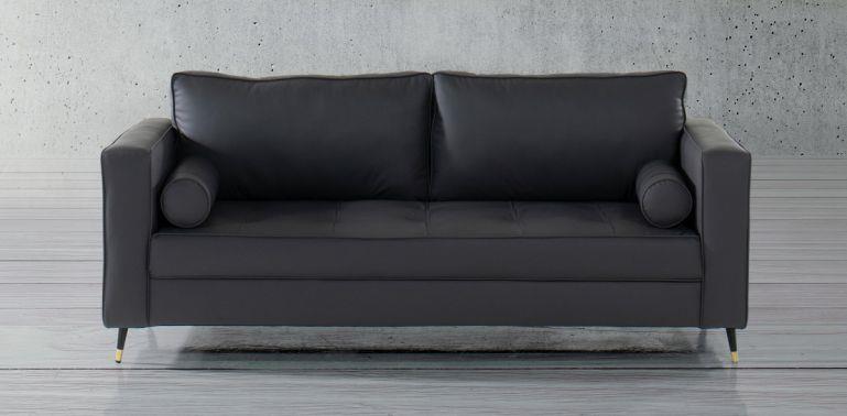 HAVEN SOFA PIEL MATCH GRIS