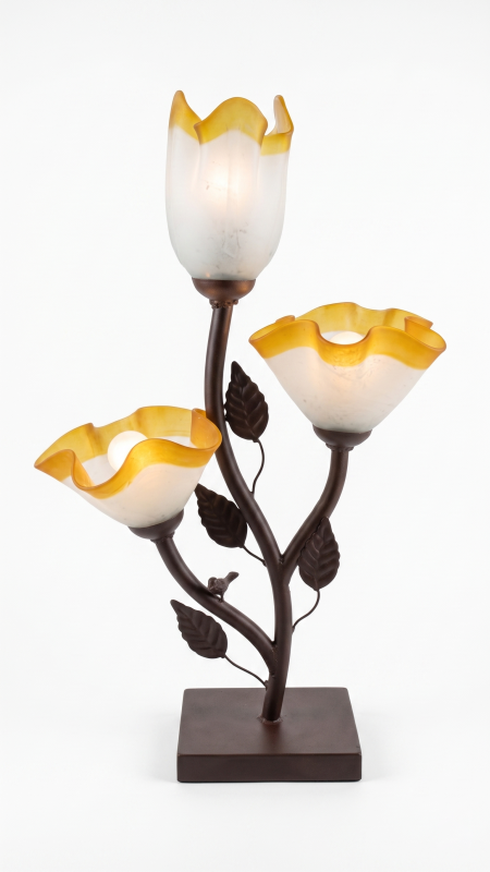 PAJARO LAMPARA DE MESA 3 LUCES