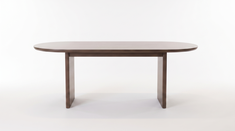 HAPPY MESA COMEDOR OVALADA COLOR CAPSULA 160 X 80