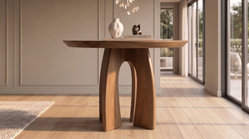 NIKK MESA COMEDOR REDONDA CHAPA PAROTA 120 D