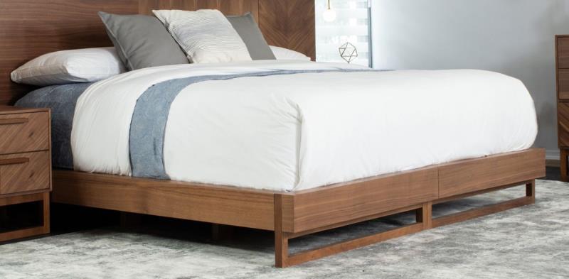 VELIERO BASE CAMA NOGAL K.S.