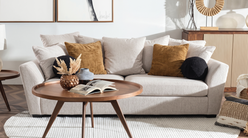 CLARISSA SOFA BOLTON FLAX