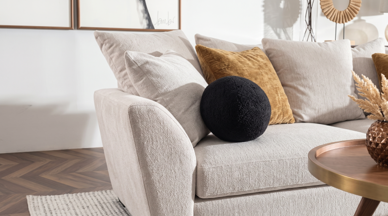 CLARISSA SOFA BOLTON FLAX