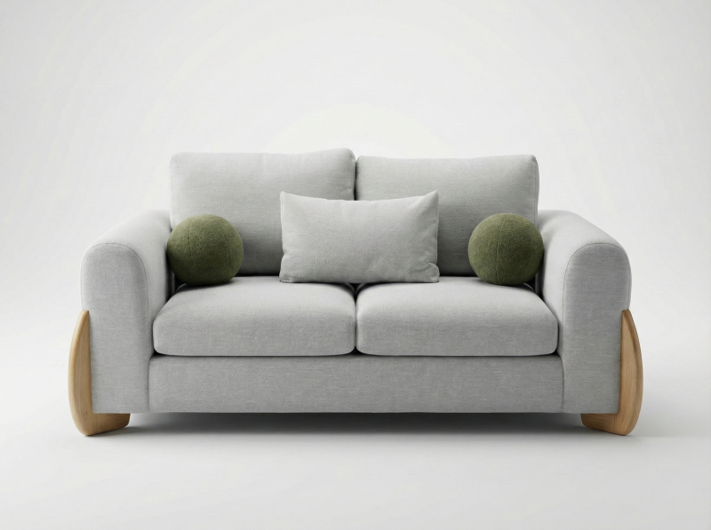 NEBIA LOVE SEAT TITUS CHALK