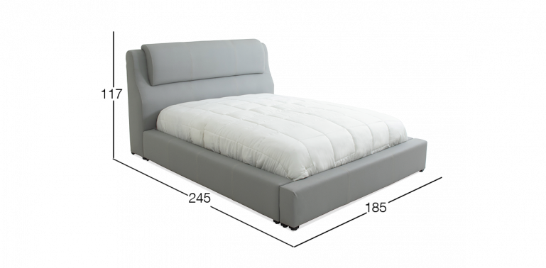 JOYCE CAMA Q.S. GRIS AVALANCHE ECRU