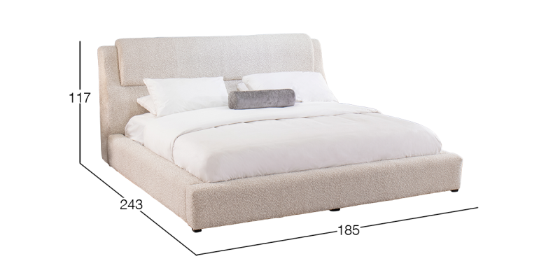 JOYCE CAMA Q.S. BEIGE AVALANCHE FLAX