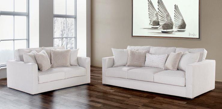 BORBON LOVE SEAT BEIGE TANNER PORCELAIN