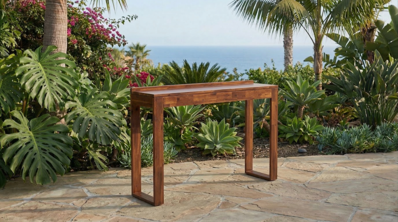 KIPOS EXL CONSOLA RECTANGULAR 120 CM ACACIA 408