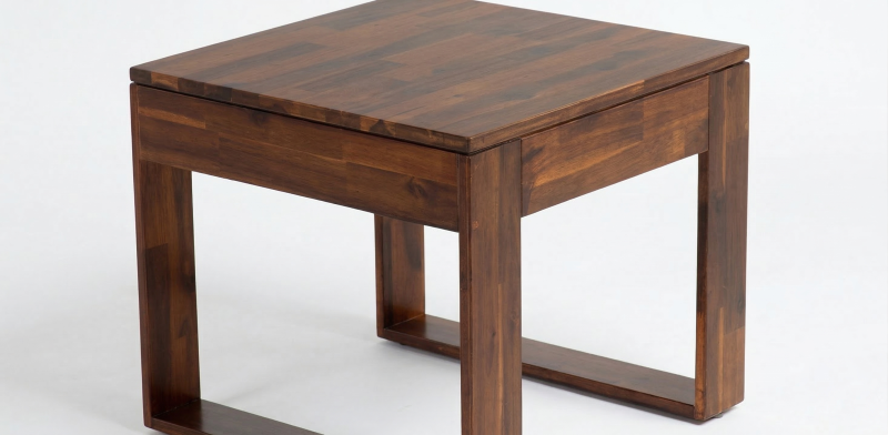 KIPOS EXL MESA LATERAL CUADRADA 60 X 60 CM ACACIA 212