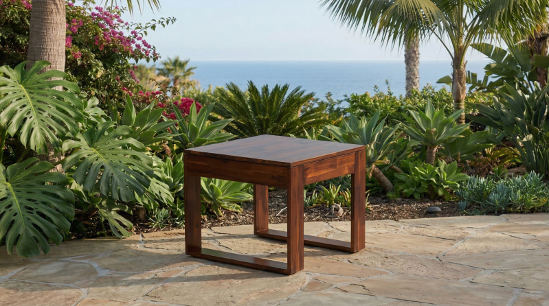 KIPOS EXL MESA LATERAL CUADRADA 60 X 60 CM ACACIA 212