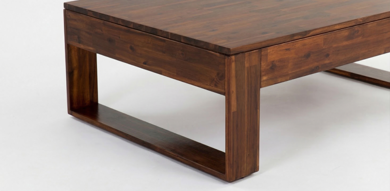 KIPOS EXL MESA DE CENTRO RECTANGULAR 120 X 80 CM ACACIA 209
