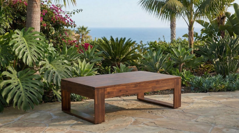 KIPOS EXL MESA DE CENTRO RECTANGULAR 120 X 80 CM ACACIA 209