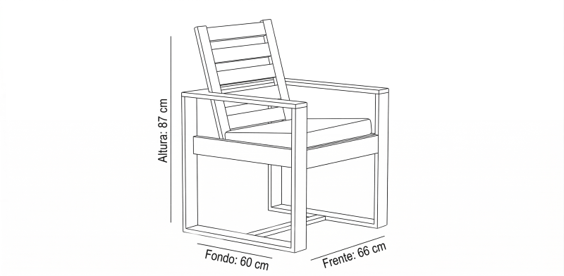CASIA MIEL SILLA C/BRAZOS ACACIA 111