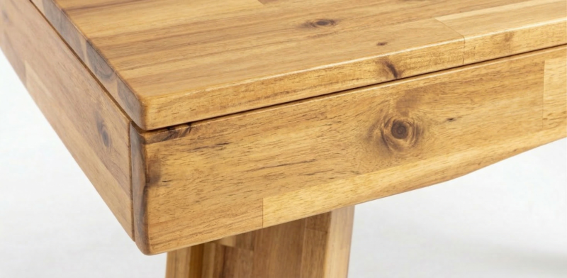 CASIA MIEL MESA COMEDOR CUADRADA 100 X 100 CM ACACIA 107