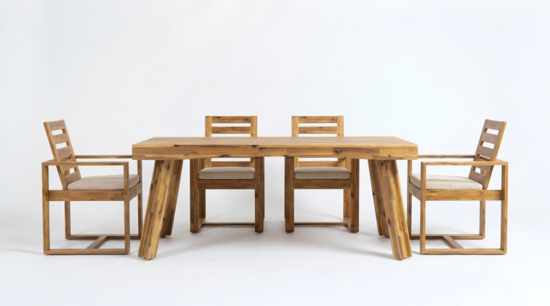 CASIA MIEL MESA COMEDOR RECTANGULAR 160 X 100 CM ACACIA 105