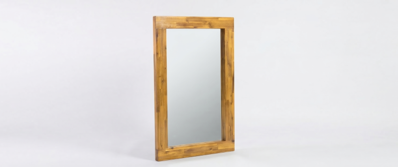 CASIA MIEL ESPEJO RECTANGULAR 120 X 80 CM ACACIA 416