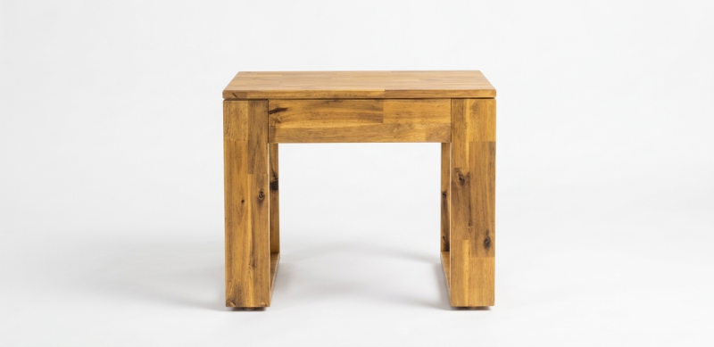 CASIA MIEL MESA LATERAL CUADRADA 60 X 60 CM ACACIA 212