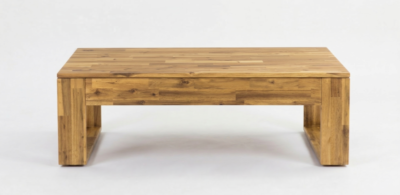 CASIA MIEL MESA DE CENTRO RECTANGULAR 120 X 80 CM ACACIA 209