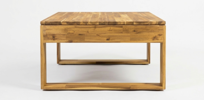 CASIA MIEL MESA DE CENTRO RECTANGULAR 120 X 80 CM ACACIA 209