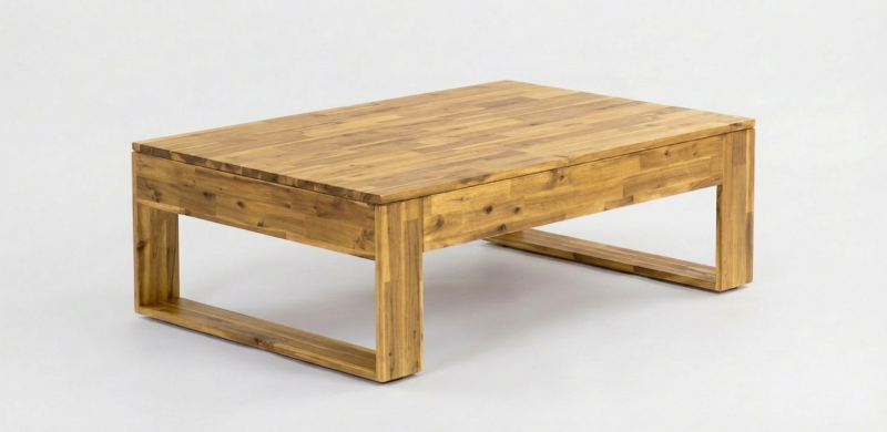 CASIA MIEL MESA DE CENTRO RECTANGULAR 120 X 80 CM ACACIA 209