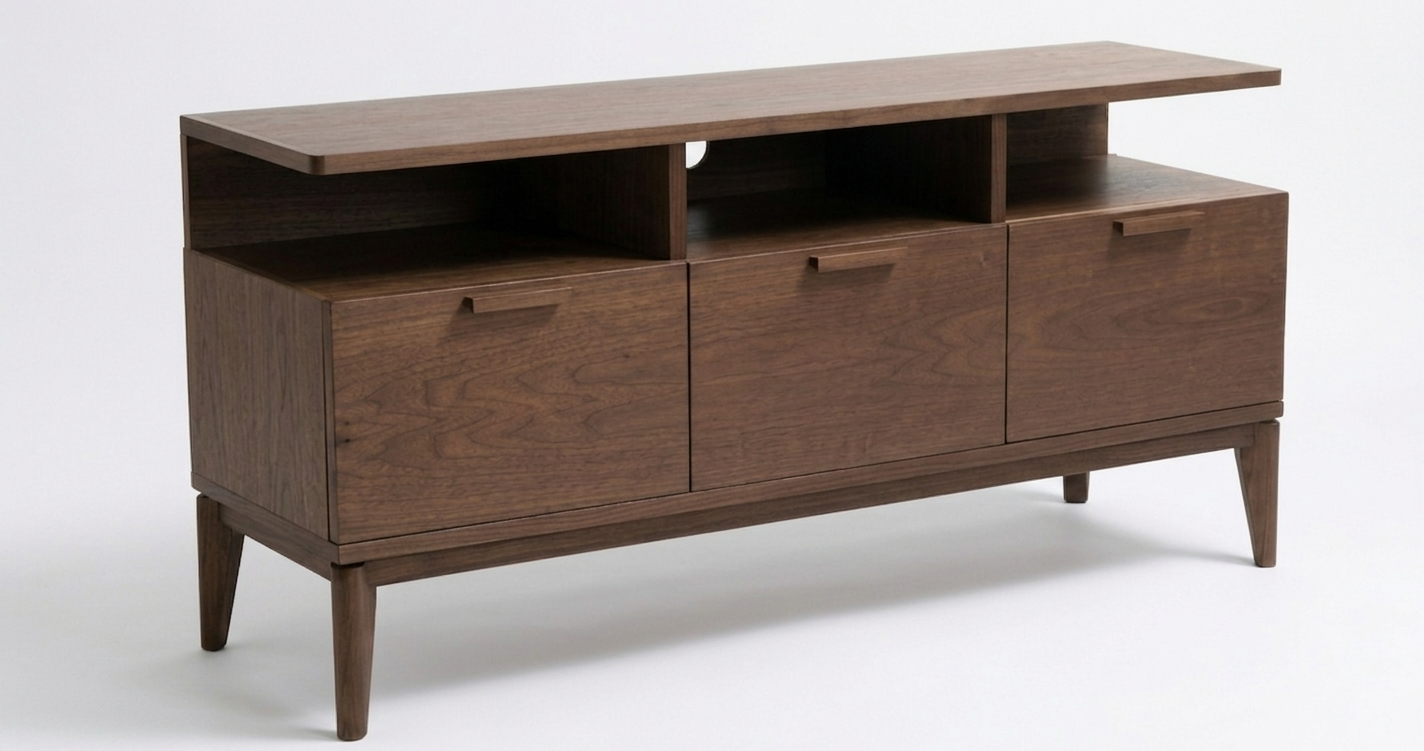 SERENA MUEBLE DE T.V. C/CAJONES NOGAL AMERICANO