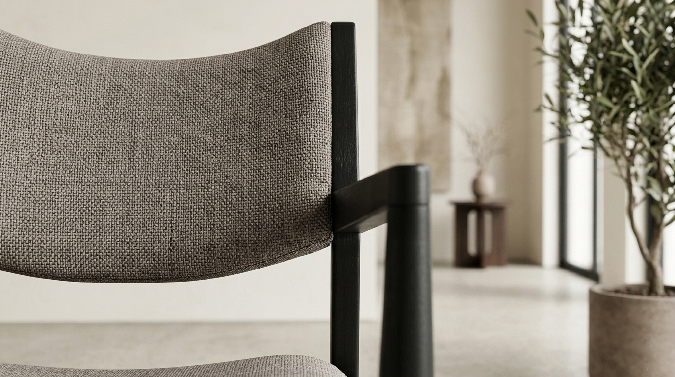 HUXLEY SILLA NEGRO MATE ANA DARK STONE