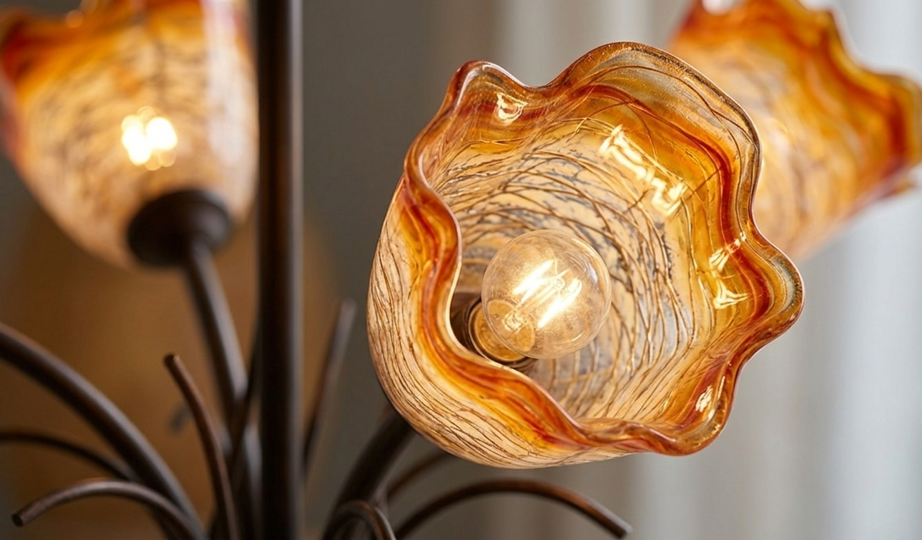 RAMAS LÁMPARA DE MESA 4 LUCES