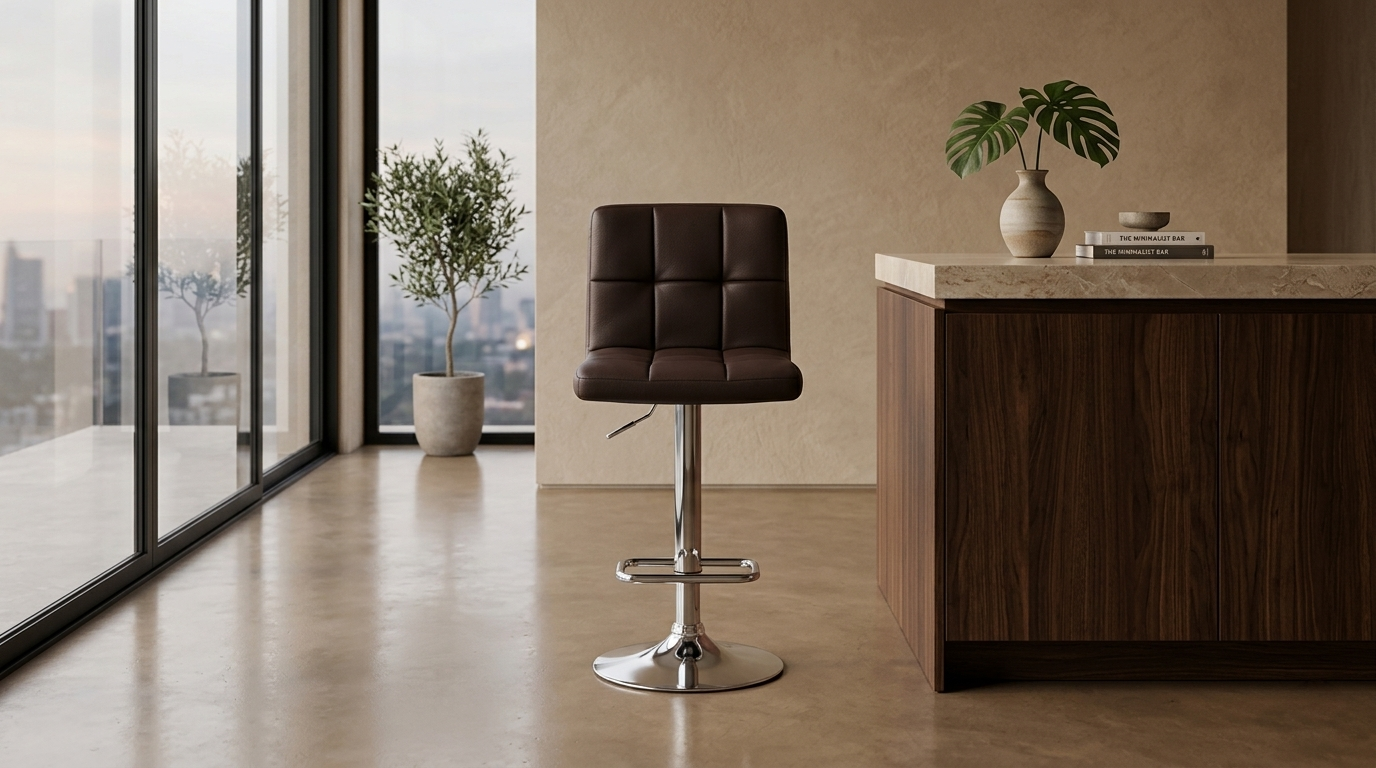 IRIS BANCO BAR STOOL BROWN