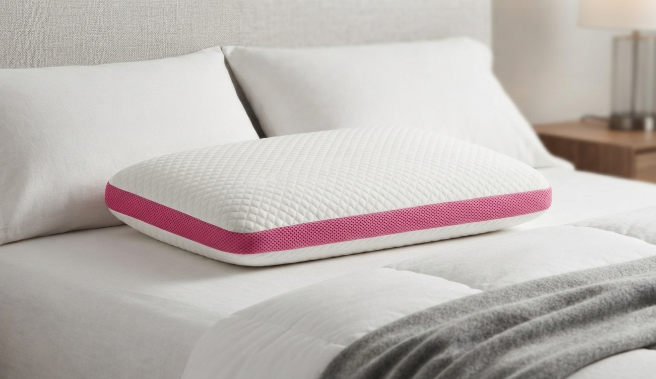 FRESHAIR ALMOHADA MEMORY FOAM STD ROSAS