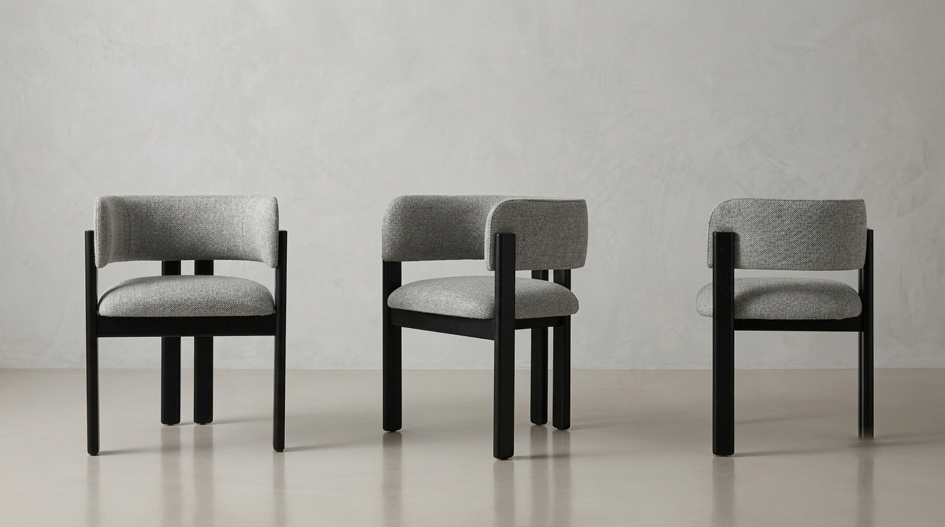 CURVATURA SILLA NEGRO TAPIZ FLY