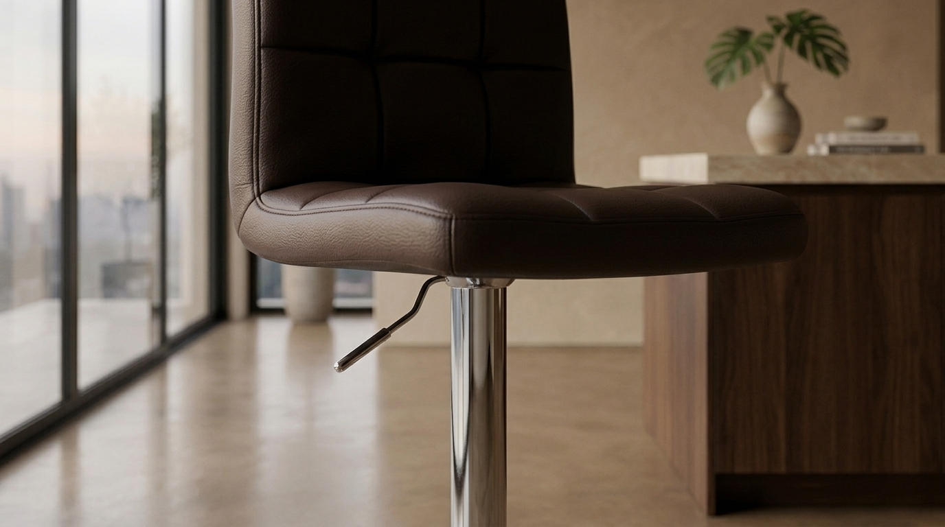IRIS BANCO BAR STOOL BROWN