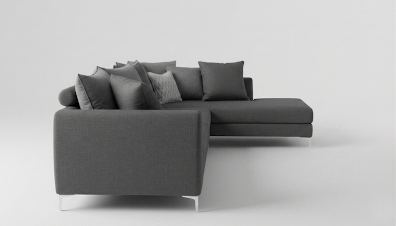 EBONY SALA MODULAR DERECHA TREND GRIS