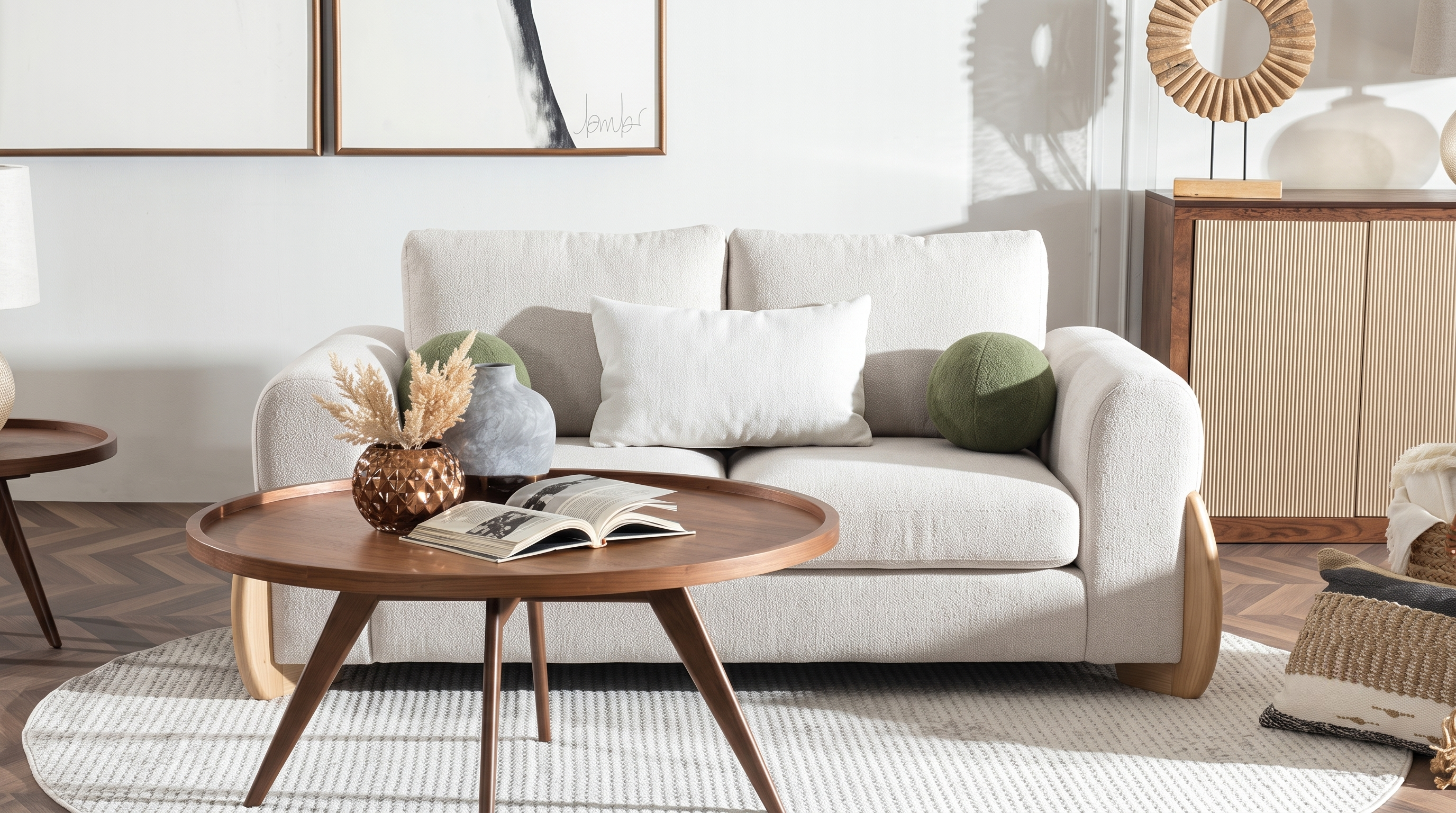 NEBIA LOVE SEAT TITUS CHALK