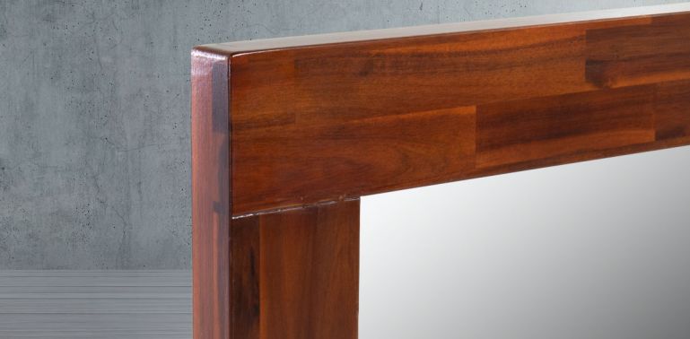 Espejo Rectangular 120 X 80 cm Kipos Café